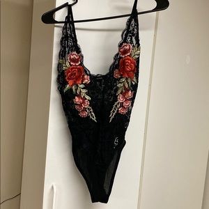 Forever 21 lace bodysuit